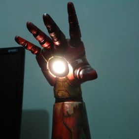 Homemade Iron Man Desk Lamp